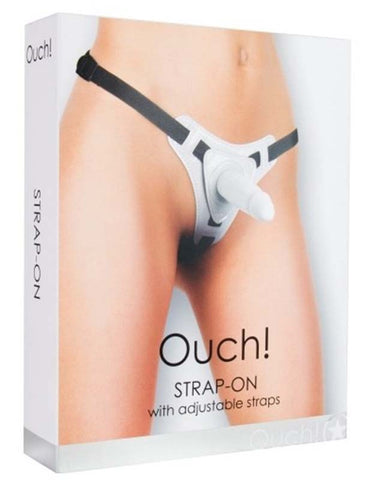 Shots Toys Customizable Pleasure Ouch Strap On with Adjustable Straps - Strap On Sextoys