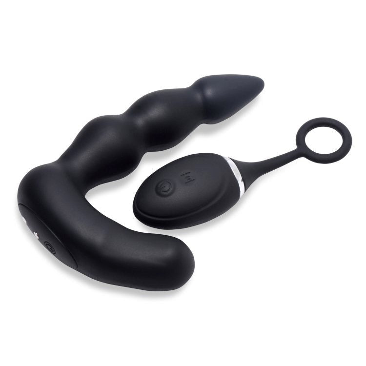 XR Brands Radar 12 Mode Remote Control Silicone P spot Plug Prostate Massager - - Sex Kits