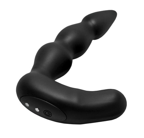XR Brands Radar 12 Mode Remote Control Silicone P spot Plug Prostate Massager - Sex Kits