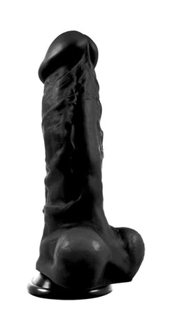 NS Novelties Renegade Big John Black Silicone Dildo for Deep Penetration - Realistic Dildos