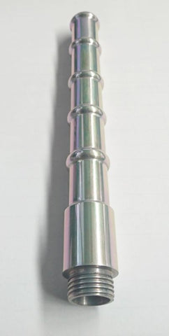Hells Couture Luxurious Ringlet Shower Douche 7 Jets Intimate Cleansing - Steel Sex Toys