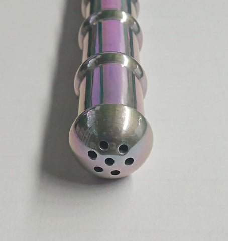 Hells Couture Luxurious Ringlet Shower Douche 7 Jets Intimate Cleansing - Steel Sex Toys