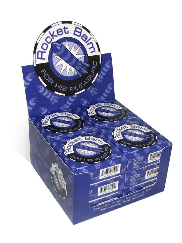 Hott Products Rocket Balm For His Pleasure Menthol Enhancement Balm - - Delay and Excite Sprays