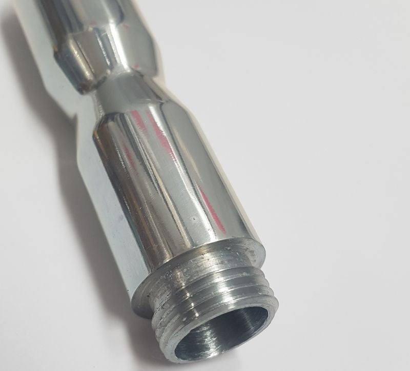 Hells Couture Shower Head Metal Anal Douche 7 Precision Jets - - Steel Sex Toys