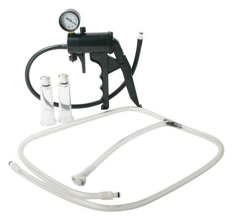 XR Brands Size Matters Nipple Enlarger Kit with Precision Suction Control - Breast and Nipple Toys