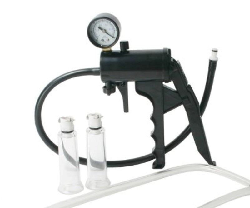 XR Brands Size Matters Nipple Enlarger Kit with Precision Suction Control - - Breast and Nipple Toys