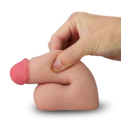 Lovetoy Skinlike Limpy Cock 5 Inch Lifelike Dildo with Temperature Response - Realistic Dildos