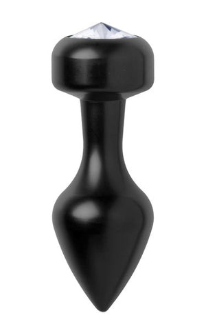 XR Brands Spade Petite Jewel Aluminum Anal Plug Premium Aluminum Construction - Steel Sex Toys