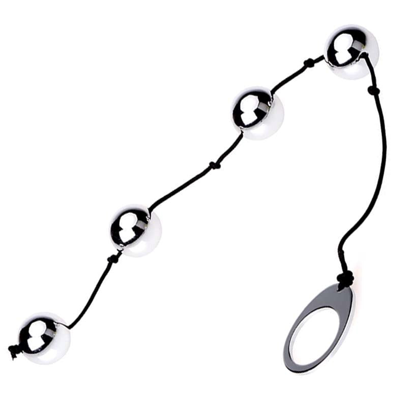 Hells Couture Stainless Steel Anal Balls 2 Premium Steel Construction - Anal Beads and Balls
