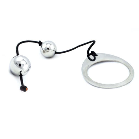 Hells Couture Stainless Steel Anal Balls 2 Premium Steel Construction - Anal Beads and Balls