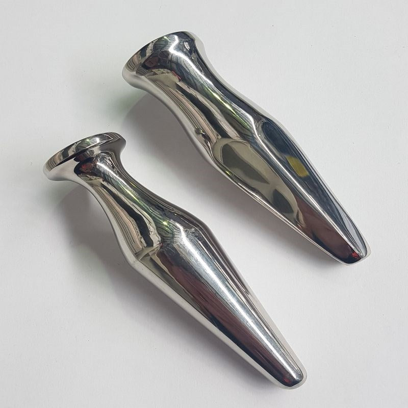Steel Uberkinky Squared Butt Plug - Steel Sex Toys