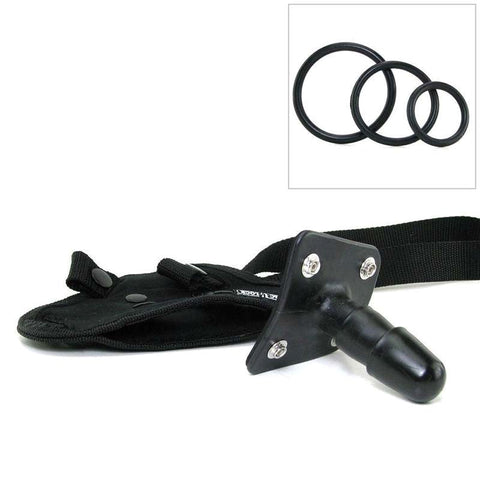 Doc Johnson Vac U Lock Platinum Supreme Harness with Plug Strap On System - Strap On Sextoys