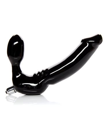 Tantus Feeldoe Stout Black Premium Silicone Strapless Vibrator - Realistic Dildos
