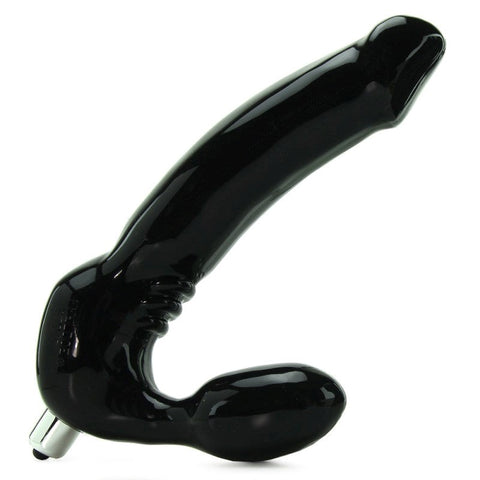 Tantus Feeldoe Stout Black Premium Silicone Strapless Vibrator - Realistic Dildos