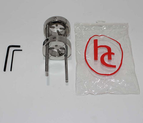Hells Couture The Ball Bruiser Ball Steel Stretcher Advanced CBT Device - Steel Sex Toys