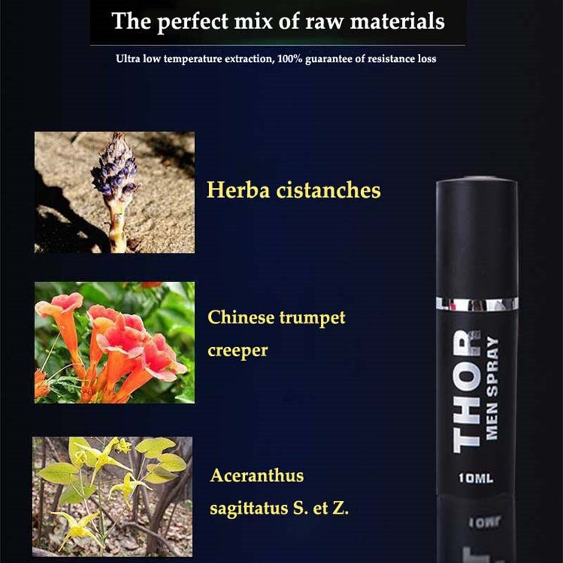 BDStyle Thor Delay Spray Desensitizing Performance Enhancement for Men - - Delay and Excite Sprays