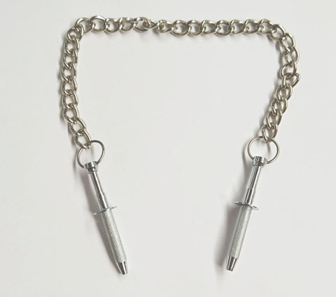 Hells Couture Torture Nipple Grabber Adjustable Pressure Clamps - Breast and Nipple Toys