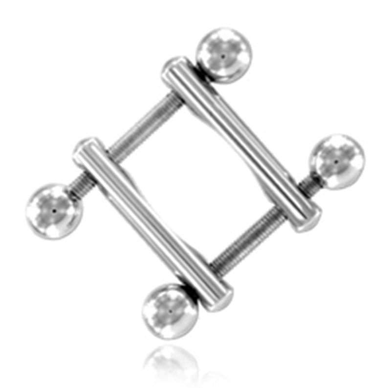 Hells Couture Turning Point Nipple Clamps Surgical Steel Construction - - Breast and Nipple Toys