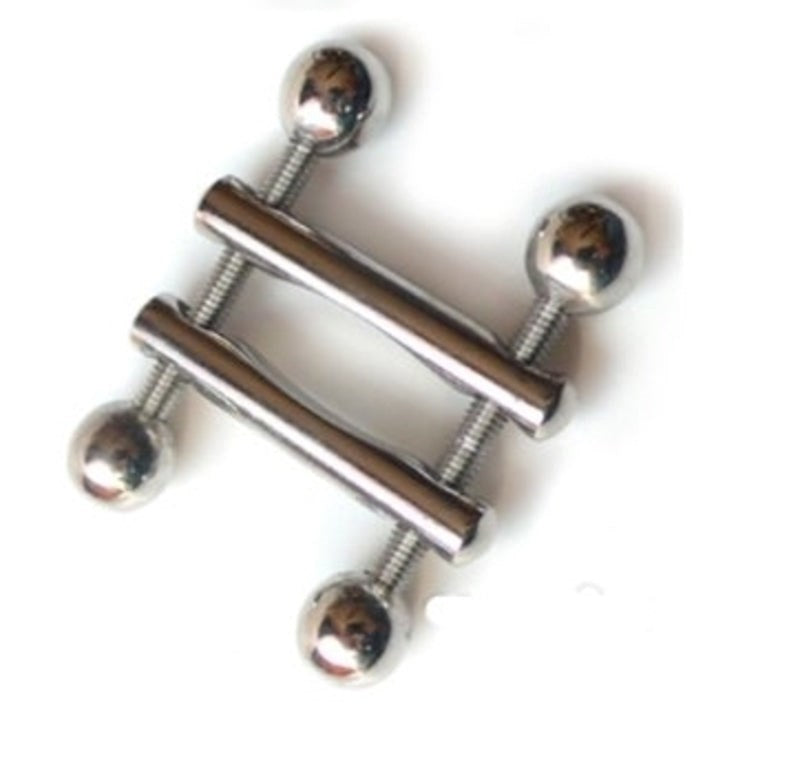 Hells Couture Turning Point Nipple Clamps Surgical Steel Construction - - Breast and Nipple Toys