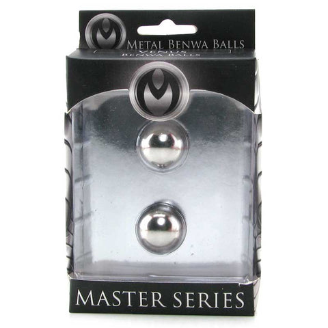XR Brands Venus Stainless Steel Ben Wa Balls Silver Medical Grade Kegel - Steel Sex Toys