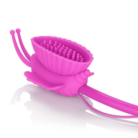 California Exotics Advanced Butterfly Clitoral Pump with 50 Ticklers - Pussy And Clit Toys