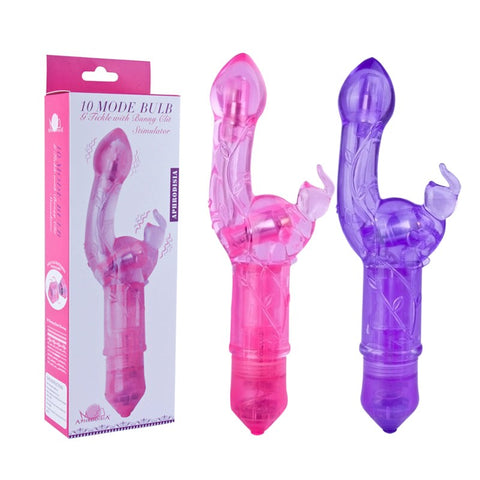 Aphrodisia Bulb G Tickle With Clitoral Stim Dual Stimulation Vibrator - G-Spot Vibrators