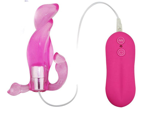 Aphrodisia Twisted Deluxe Portable Remote Control Vibrator - G-Spot Vibrators