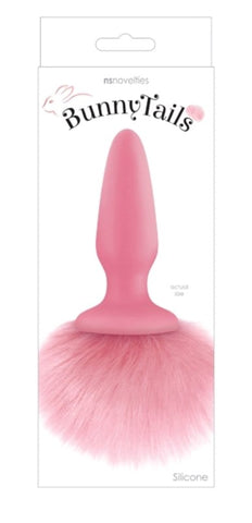 NS Novelties Bunny Tails Butt Plug with Fluffy Tail for Roleplay - Butt Plugs