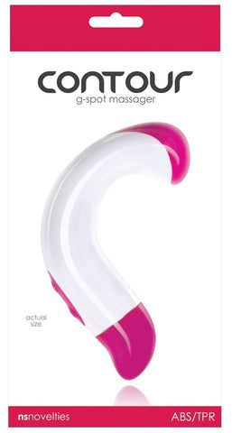 NS Novelties Contour G Spot Massager Curved Tip Vibrator with 7 Functions - Waterproof Vibrators