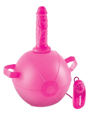 Pipedream Products Pipedream Dillio Vibrating Inflatable Mini Sex Ball with Dildo - Inflatable Dildos and Vibrators