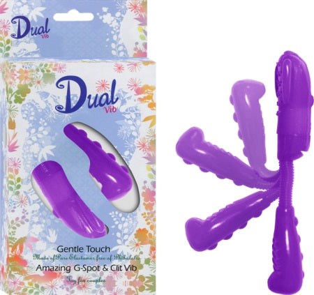 BDStyle Dual Vibe Flexible Vibrator with Multi Flex Technology - Double Ender