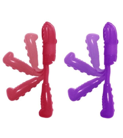 BDStyle Dual Vibe Flexible Vibrator with Multi Flex Technology - Double Ender