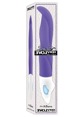 Evolved Enlighten The Allure Vibrator with G Spot Curved Tip - Silicone Vibrators