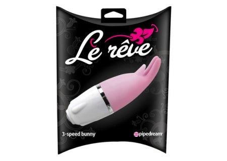 Pipedream Products Le Reve 3 Speed Bunny Ears Clitoral Vibrator Pink - Clit Ticklers and Pulsators
