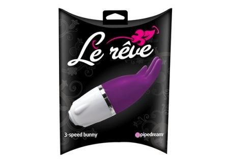 Pipedream Products Le Reve 3 Speed Bunny Ears Clitoral Vibrator Pink - Clit Ticklers and Pulsators