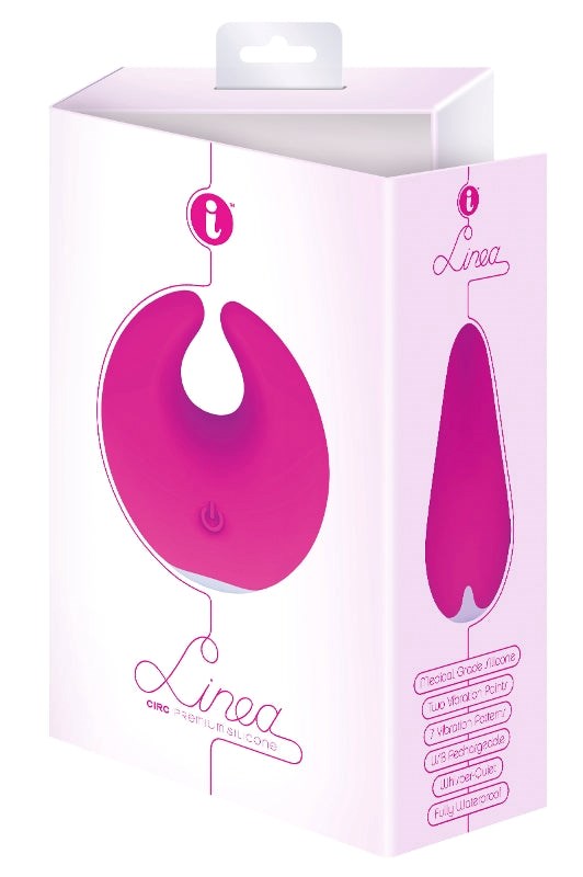 Icon Brands Linea Circ Rechargeable Clitoral Vibrator with Twin Ears - - Clit Ticklers and Pulsators