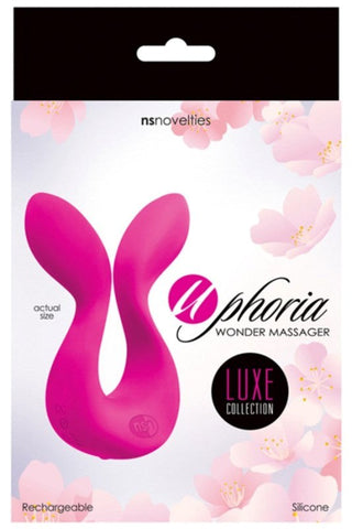 NS Novelties Luxe U Phoria Dual Ended Vibrator with 10 Functions - Personal Massagers