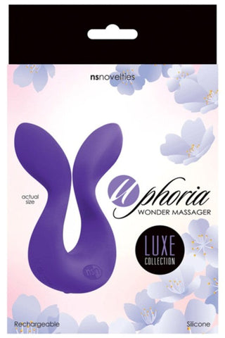 NS Novelties Luxe U Phoria Dual Ended Vibrator with 10 Functions - Personal Massagers