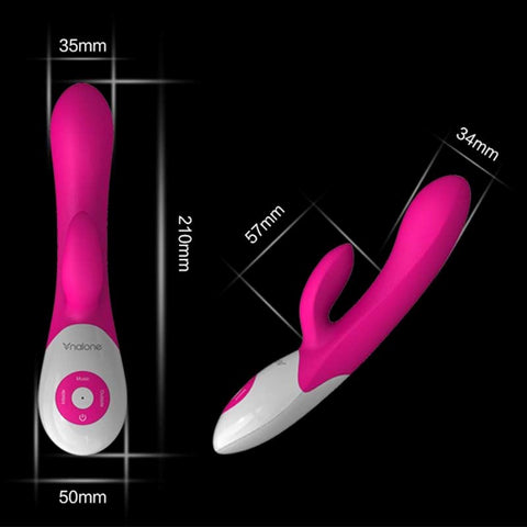 Nalone Rhythm Voice Activated Dual Motor Vibrator with Sound Technology - Rabbit Vibrators