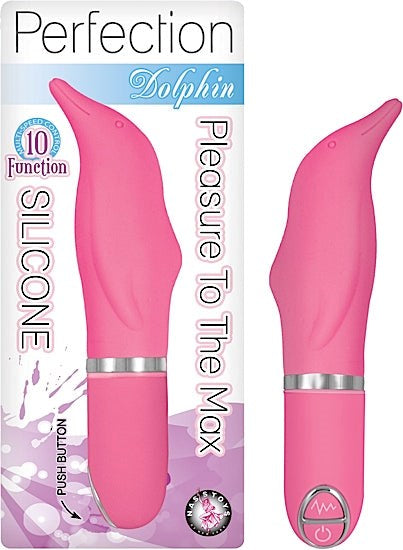 Nasstoys Perfection Dolphin Dual Stimulation Vibrator with 10 Modes - - G-Spot Vibrators
