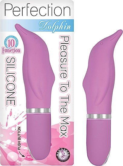 Nasstoys Perfection Dolphin Dual Stimulation Vibrator with 10 Modes - - G-Spot Vibrators