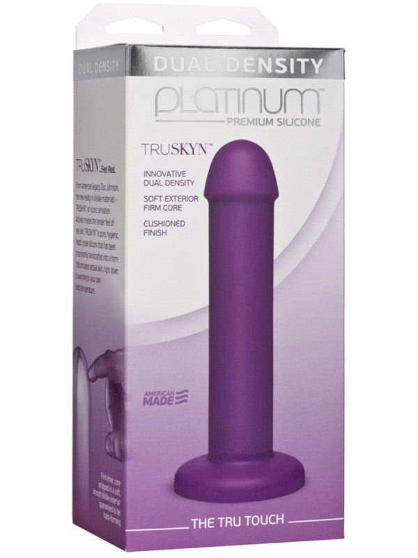 Doc Johnson Platinum The Tru Touch Silicone Dildo TRUSKYN Material - - Realistic Dildos