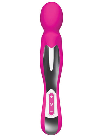 Evolved Playful Seduction Wand Silicone Rechargeable with Touch Sensing - Personal Massagers