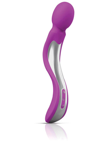 Evolved Playful Seduction Wand Silicone Rechargeable with Touch Sensing - Personal Massagers