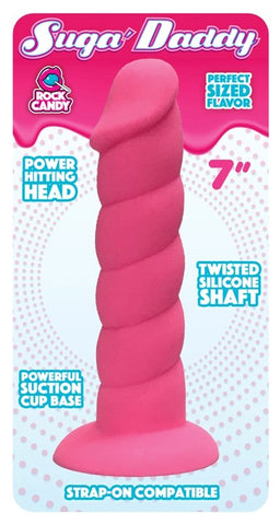 Rock Candy Toys Rock Candy Suga Daddy 7 inch Dildo Premium Silicone - Realistic Dildos
