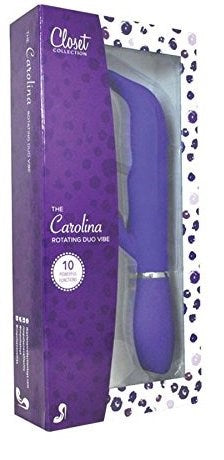 Closet Collection The Carolina Rotating Duo Massager Dual Motor Vibrator - Rabbit Vibrators