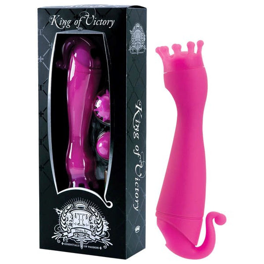 Shots Toys TOUCHE King of Victory Vibrator with Interchangeable Ticklers - - Clit Ticklers and Pulsators