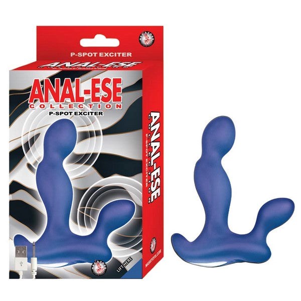 ANAL-ESE P-Spot Exciter 7 Powerful Speeds Silicone - - Prostate Sex Toys