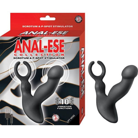 Dual Stimulation Bliss ANAL ESE Rechargeable Silicone Massager Prostate - Prostate Toys