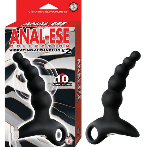 Nasstoys ANAL ESE Vibrating Alpha Plug with 10 Vibration Functions - Prostate Toys